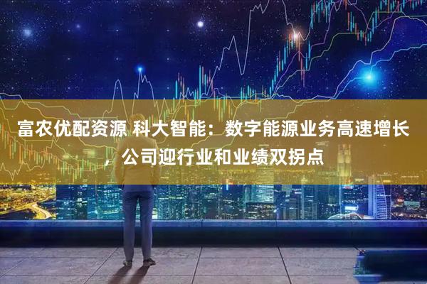 富农优配资源 科大智能:数字能源业务高速增长,公司迎行业和业绩双拐点