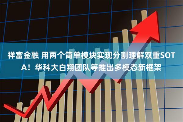 祥富金融 用两个简单模块实现分割理解双重SOTA!华科大白翔团队等推出多模态新框架
